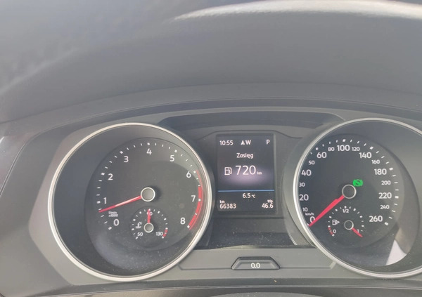 Volkswagen Tiguan cena 74900 przebieg: 68500, rok produkcji 2016 z Wrocław małe 56